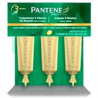 Ampola de Tratamento Pantene- 3 unid Dourada